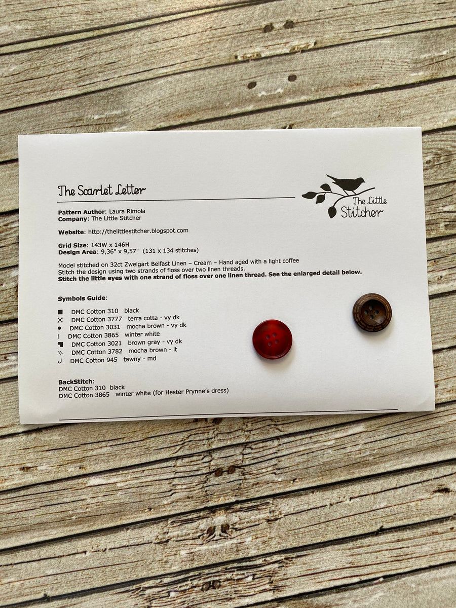The Scarlet Letter | The Little Stitcher – Pumpkin Creek Primitives