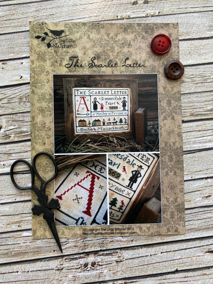The Scarlet Letter (Primitive) | The Little Stitcher – Pumpkin Creek ...