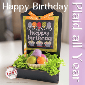 Happy Birthday | Plaid All Year Series | Hands on Design