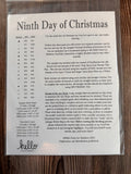 Ninth Day of Christmas Sampler & Tree | Hello from Liz Mathews