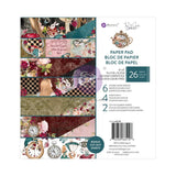 Lost in Wonderland Collection - Paper Pad 6x6 inch- The 3 Girls Tale