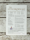 The Little Brown Bat | A Year In The Woods Series #10 | Cottage Garden Samplings