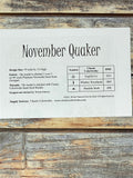 November Quaker | From the Heart