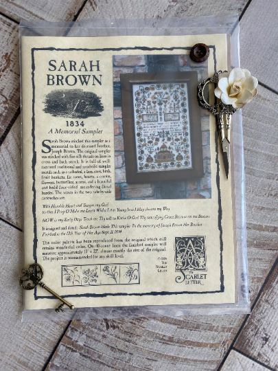 Sarah Brown 1834 | The Scarlet Letter