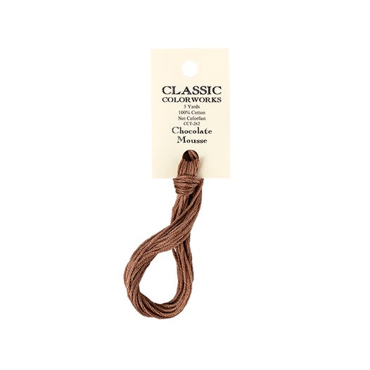 Classic Colorworks | Over-Dyed Cotton Floss | Chocolate Mousse
