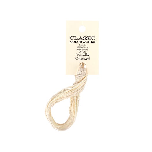 Classic Colorworks | Over-Dyed Cotton Floss | Vanilla Custard
