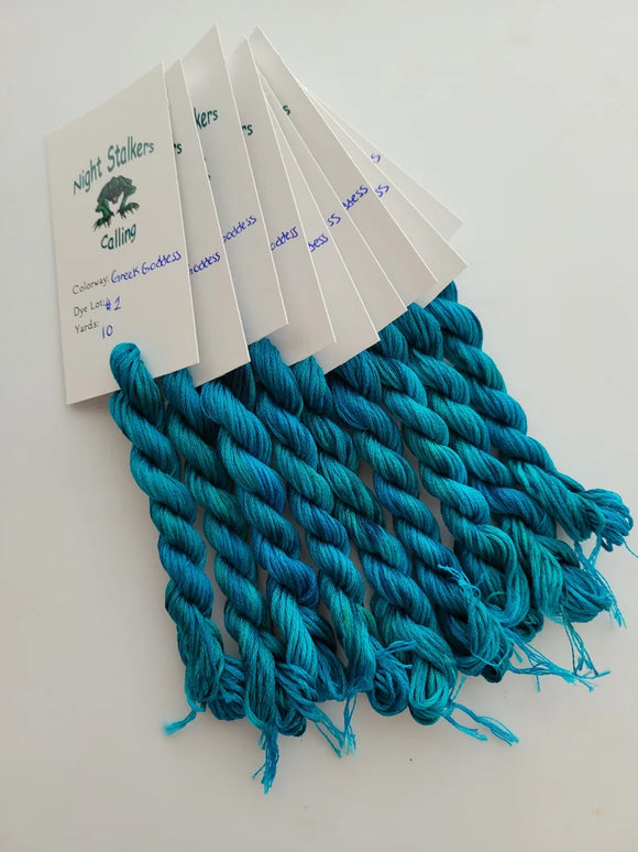 Night Stalkers Calling | Over-Dyed Cotton Floss | Greek Goddess