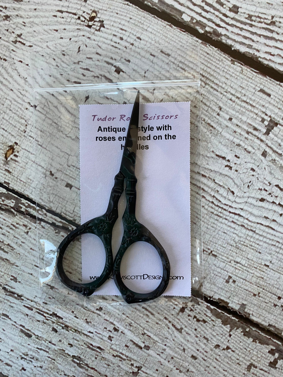 Tudor Rose Scissors | Primitive Finish | Kelmscott Designs – Pumpkin ...