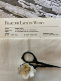 Fraktur Lady in White | The Primitive Hare