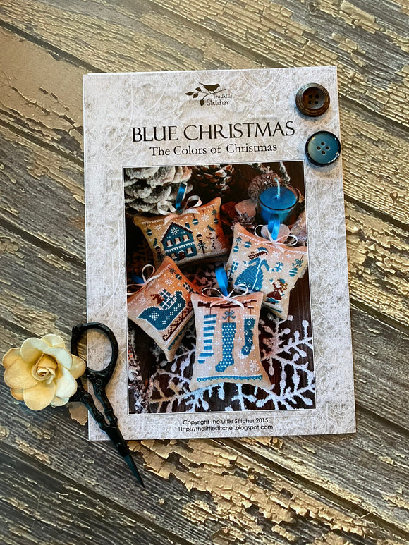Blue Christmas | The Colors of Christmas Series | The Little Stitcher