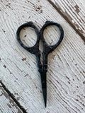 Tudor Rose Scissors | Primitive Finish | Kelmscott Designs
