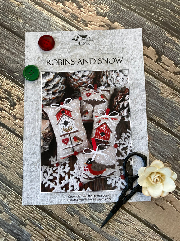 Robins and Snow | The Little Stitcher