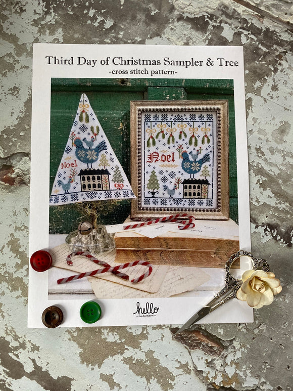 Third Day of Christmas Sampler & Tree | Hello from Liz Mathews