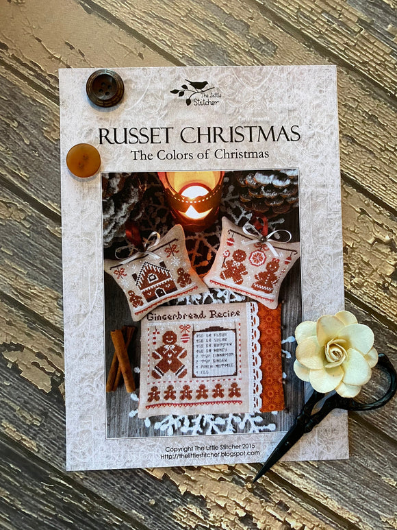 Russet Christmas | The Colors of Christmas Series | The Little Stitcher