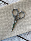 Tudor Rose Scissors | Silver Finish | Kelmscott Designs