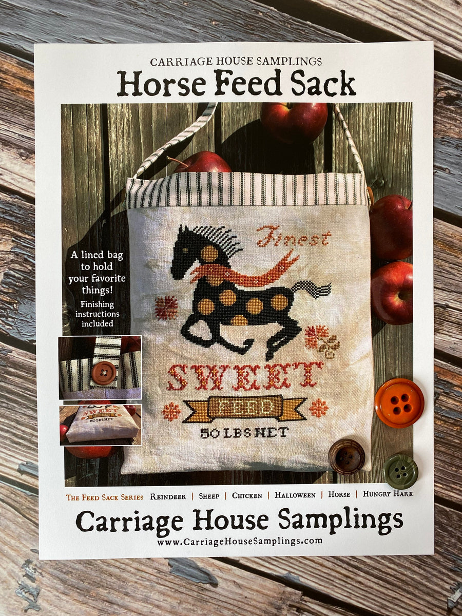 Horse Feed Sack Carriage House Samplings Pumpkin Creek Primitives