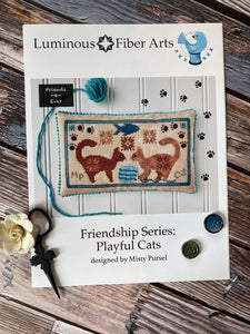 Friendship Series: Playful Cats | Luminous Fiber Arts