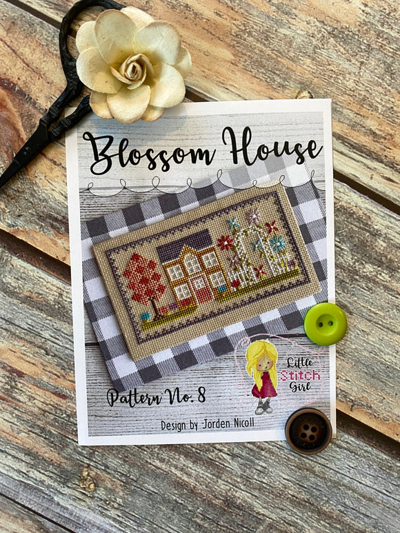 Blossom House | Year on the Trellis | Little Stitch Girl