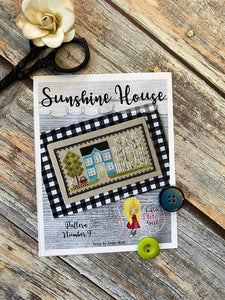 Sunshine House | Year on the Trellis | Little Stitch Girl