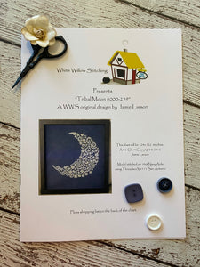 Tribal Moon | White Willow Stitching