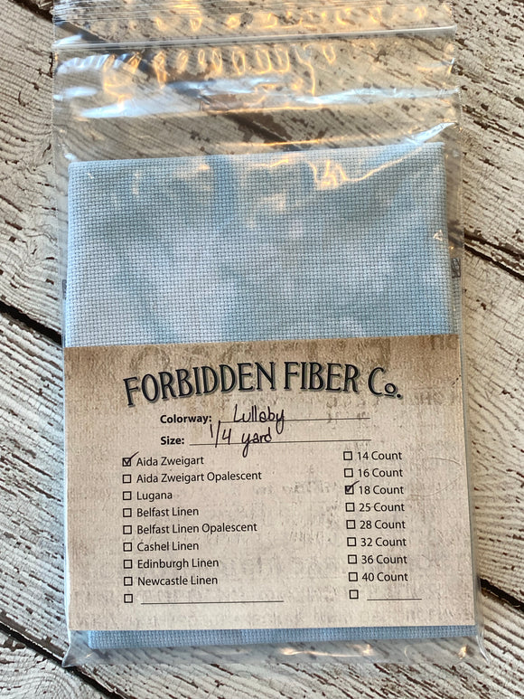 14, 16 & 18 Count Aida | Forbidden Fiber Co | Lullaby