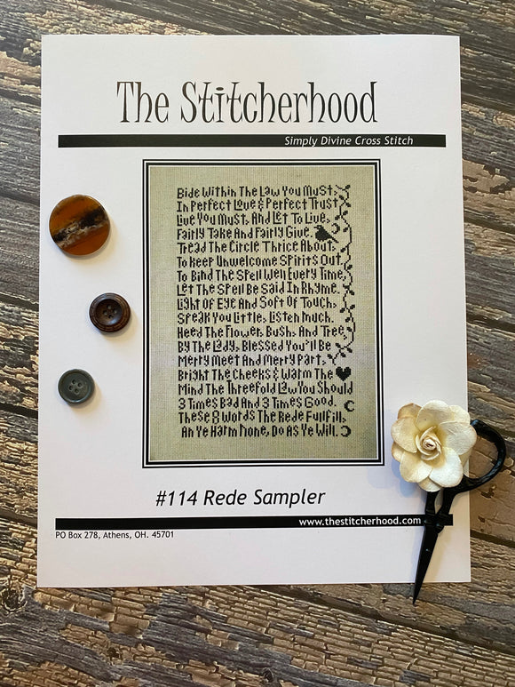 Rede Sampler | The Stitcherhood
