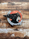 Witch with Glyphs | Wooden Needle Minder