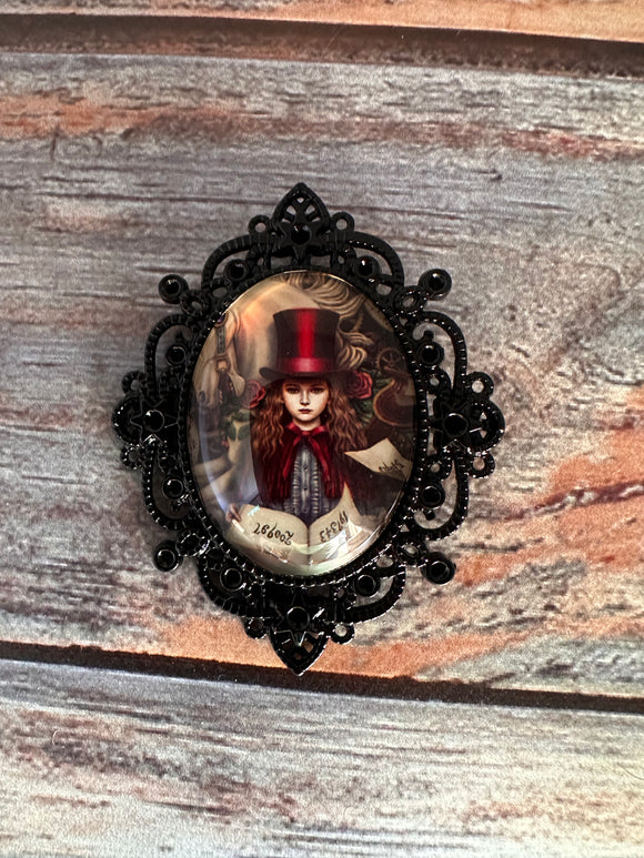 Girl with Top Hat | Thread Ring