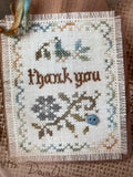 Thank You Gift Tag - Blue | Jeannette Douglas Designs