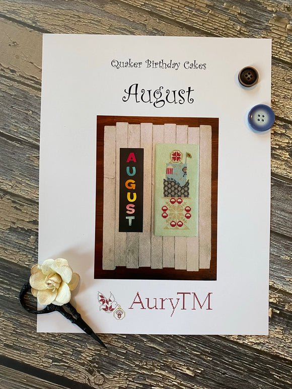 August | Quaker Birthday Cakes Series