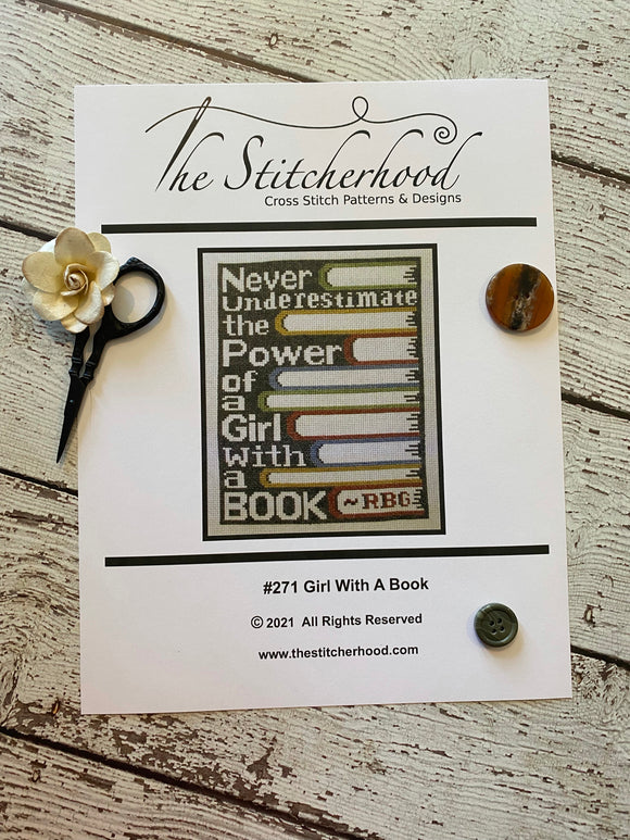 Girl With A Book | The Stitcherhood