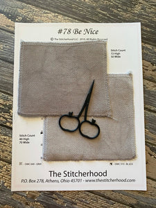 Be Nice! | The Stitcherhood