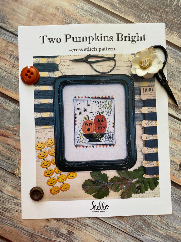 Two Pumpkins Bright | Hello from Liz Mathews