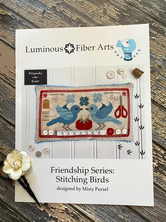 Friendship Series: Stitching Birds | Luminous Fiber Arts