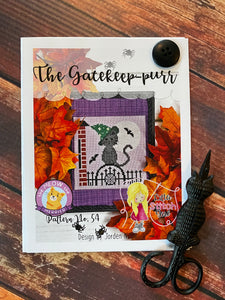 The Gatekeep-purr | Little Stitch Girl