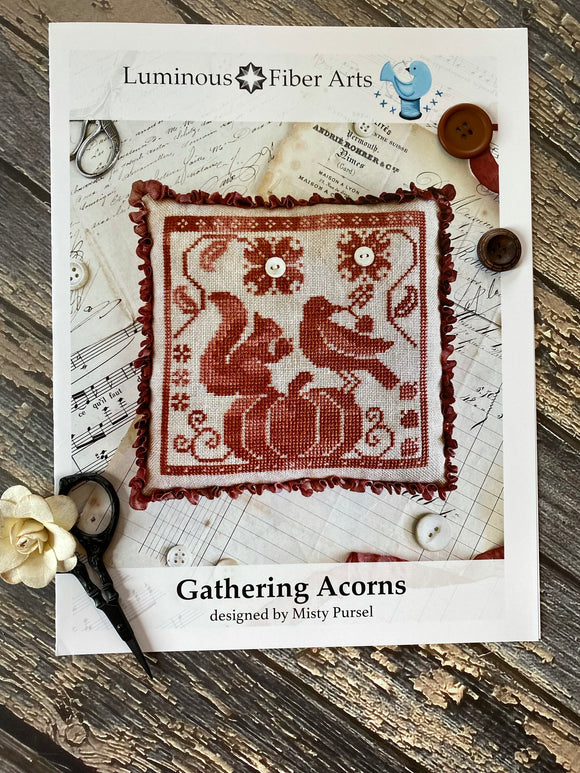 Gathering Acorns | Luminous Fiber Arts