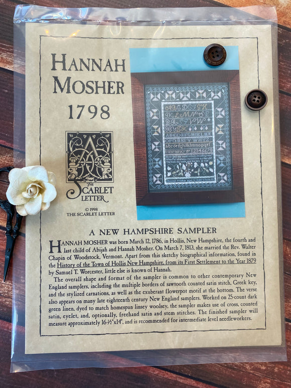Hannah Mosher 1798 | The Scarlet Letter