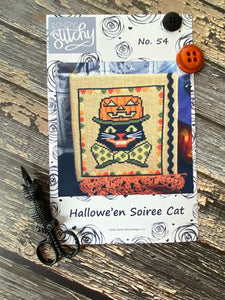 Hallowe'en Soiree Cat | Bendy Stitchy