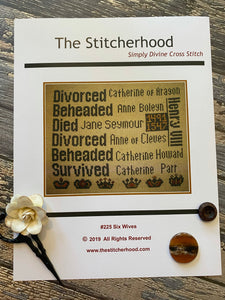 Six Wives | The Stitcherhood