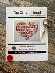 Quaker Heart | The Stitcherhood