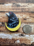 Moon Raven | Wooden Needle Minder