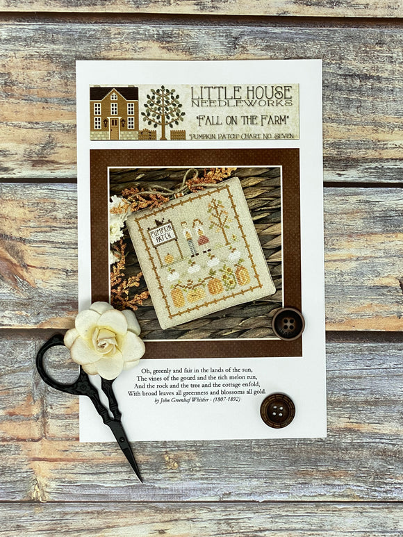 Pumpkin Patch | Fall On the Farm Series #7 | Little House Needleworks