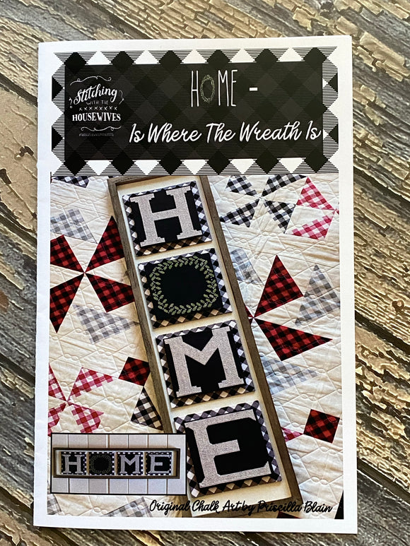 HOME - Is Where The Wreath Is | Stitching with The Housewives