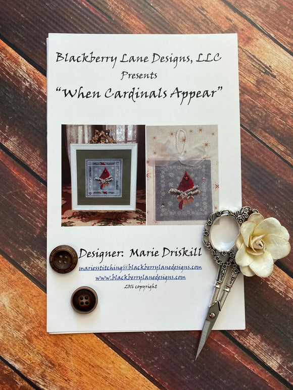 When Cardinals Appear | Blackberry Lane Designs