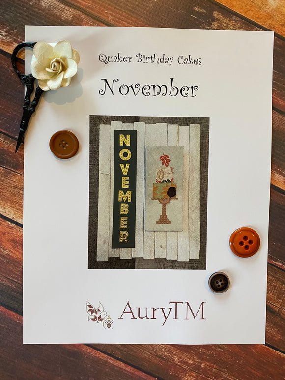 November | Quaker Birthday Cakes Series