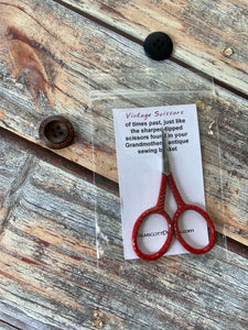 Vintage Scissors | Red | Kelmscott Designs