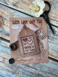 With Love Gift Tag - Merlot | Jeannette Douglas Designs