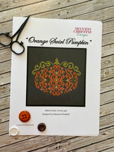 Orange Swirl Pumpkin | Shannon Christine Designs