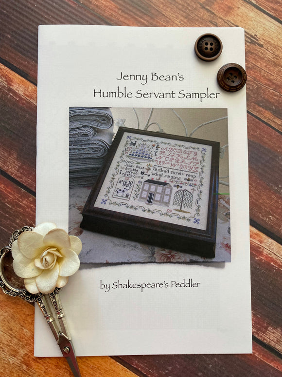 Jenny Bean's Humble Servant Sampler | Shakespeare's Peddler