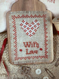 With Love Gift Tag - Red | Jeannette Douglas Designs